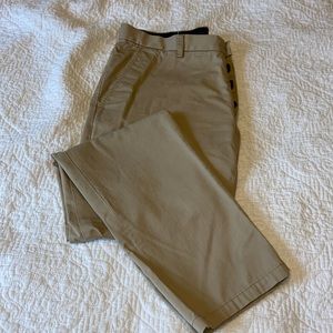 H&M Tan Khakis Slim Fit Men’s 34R Brown Buttons